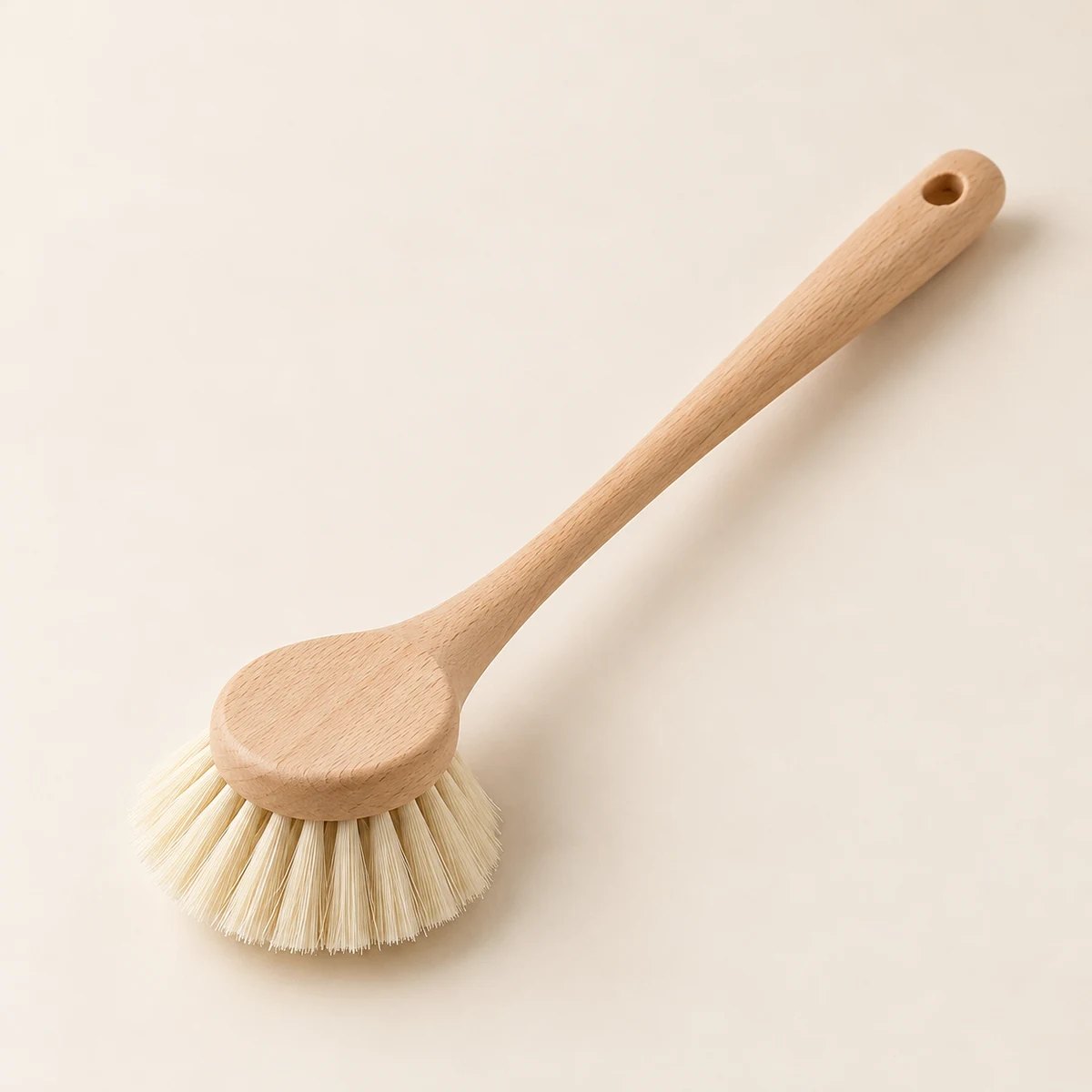 Beechwood Dish Brush in Natural wood / ivory