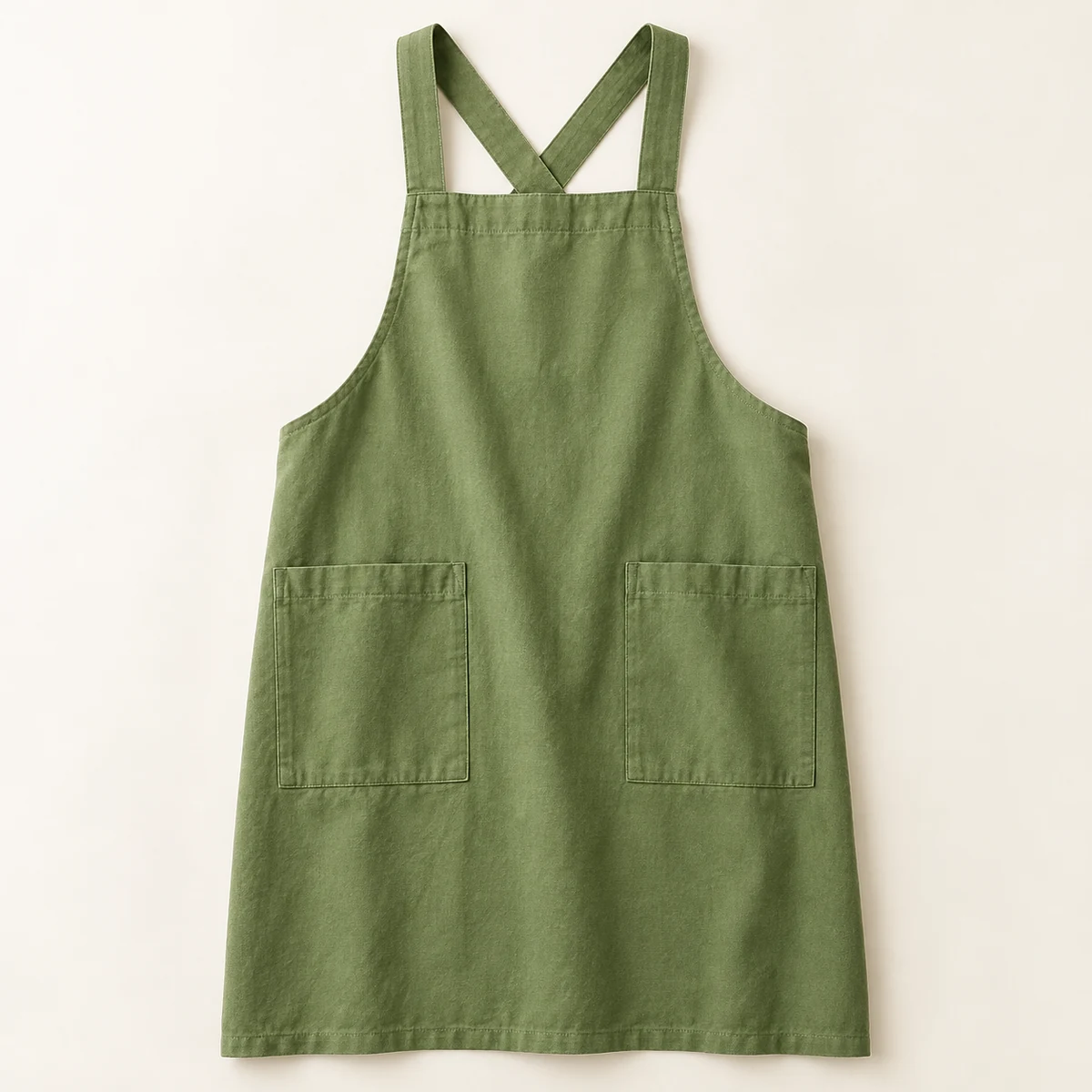 Rice Paper Everyday Apron in Ivory